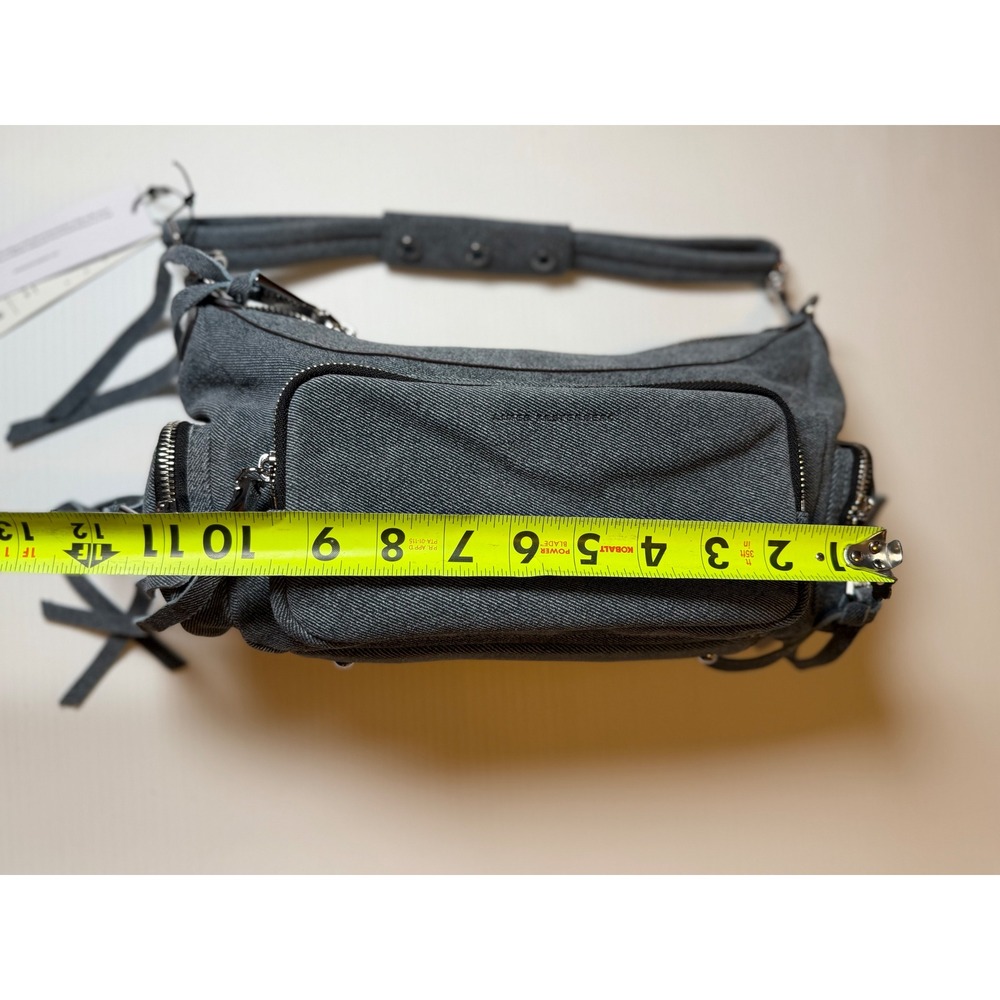 Aimee Kestenberg Away We Go Convertible Shoulder Bag Dark Denim Blue NWT - Picture 10 of 12